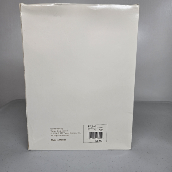 Vintage Rauch for Target Ivory Frosted Gold Tree Glass Ornament Set‎ of 4 Stars - Picture 3 of 16